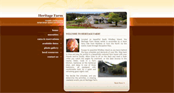 Desktop Screenshot of heritagefarmplace.com